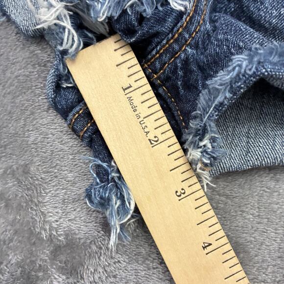 VTG Levis 501 Jean Shorts Women’s Sz.27 Blue Button Fly Cut Off Daisy Duke - Picture 8 of 9